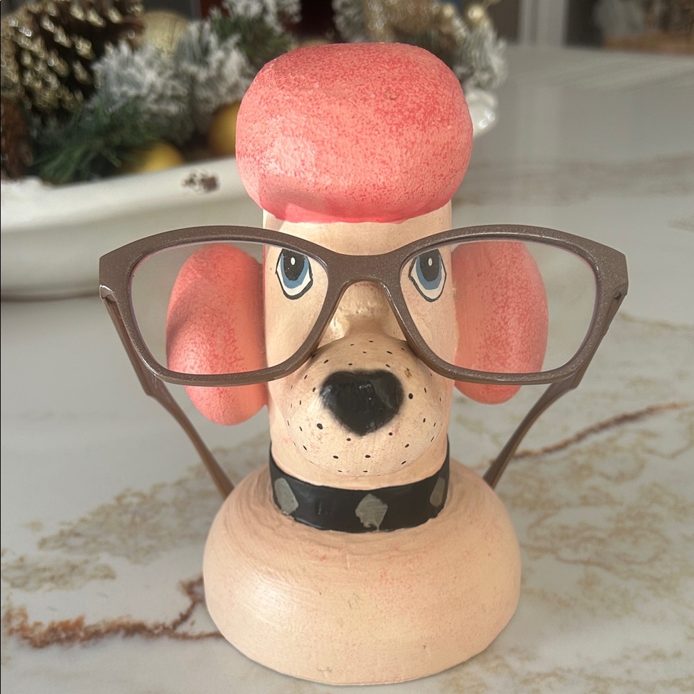 Pink Poodle Dog eyeglass holder - Picture 6 of 6